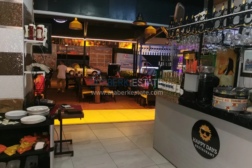 Ready-made Business with Guaranteed Income. Cafe in Alanya City Center, Damlataş District 17 