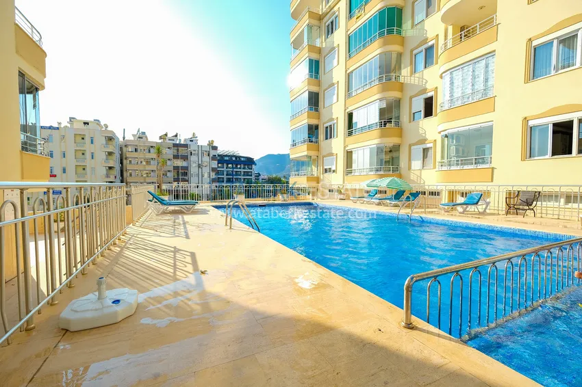 Two-bedroom apartment on the beachfront - Tosmur district, Alanya 13 