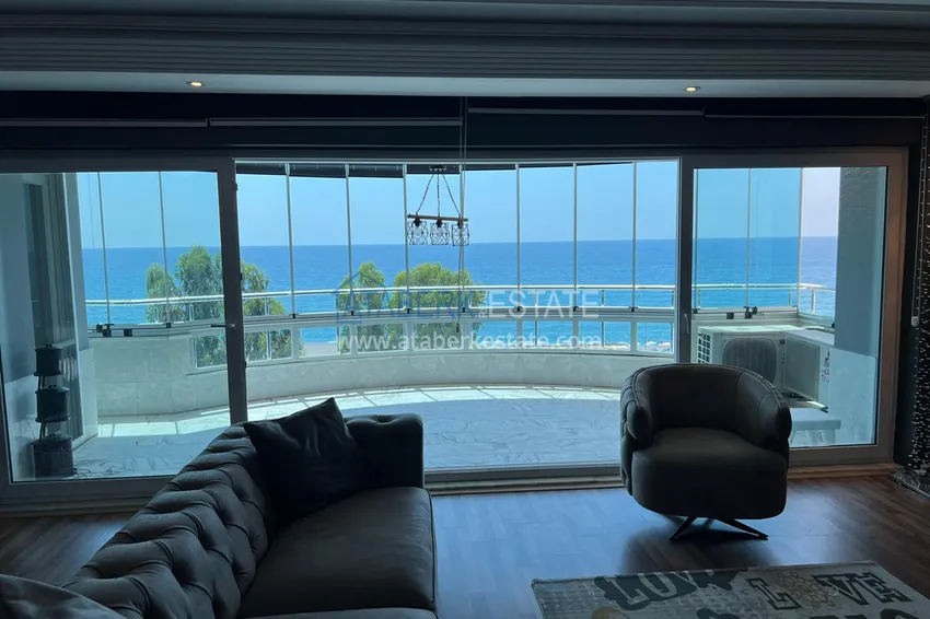 Purchase Furnished 3+1 apartment with open sea views, suitable for residence permit and citizenship - Tosmur, Alanya 12 