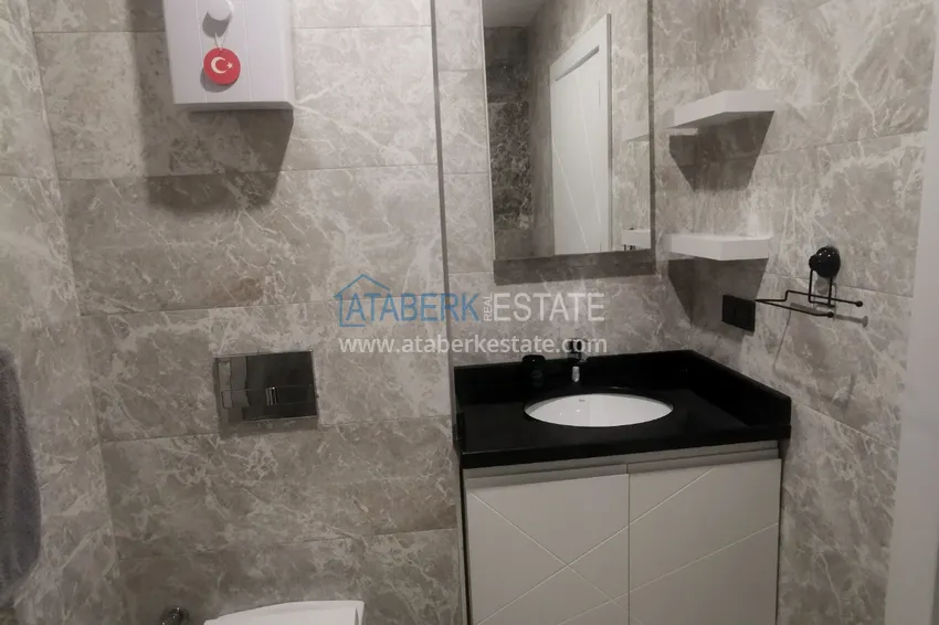 Purchase One bedroom apartment for rent with mountain views in the center of Alanya A-43 10 