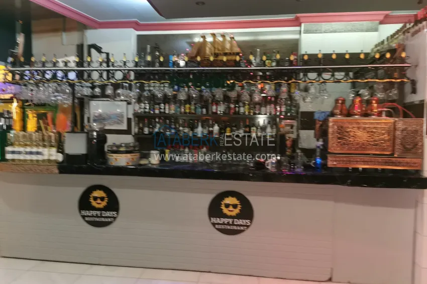 Ready-made Business with Guaranteed Income. Cafe in Alanya City Center, Damlataş District 18 