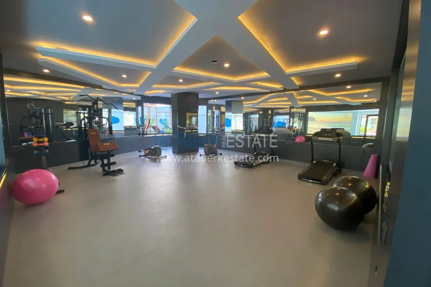 One bedroom apartment for rent with mountain views in the center of Alanya A-43 13 