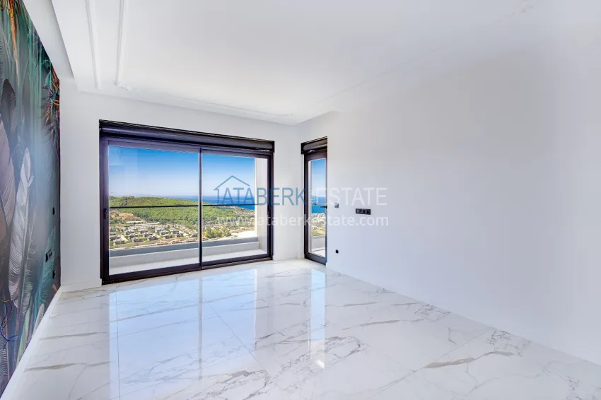 Purchase Exclusive project of a private villa in high-tech style in the Kargicak area 12