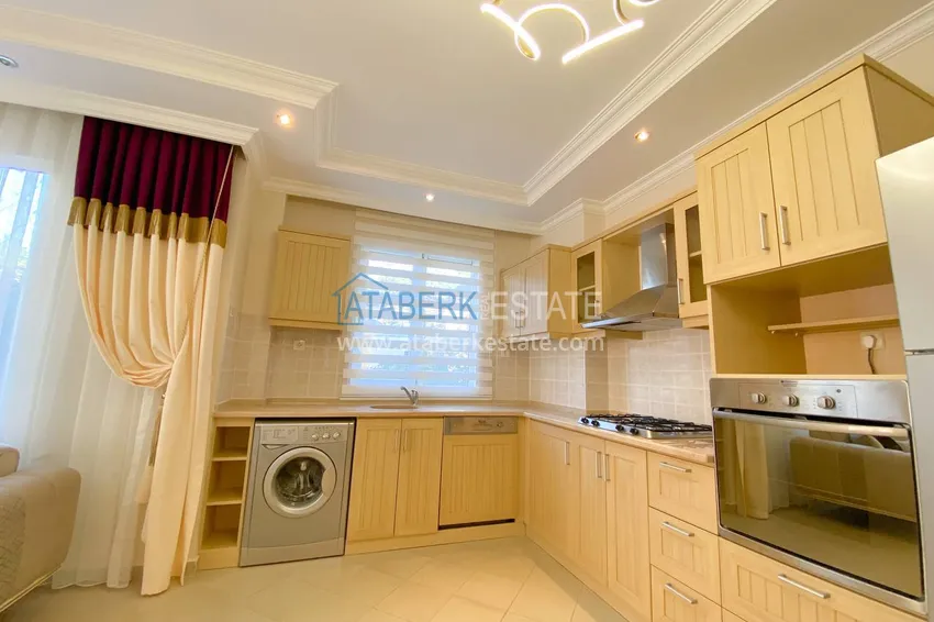 Purchase  A three-room apartment with new furniture in Tosmur, Alanya is an ideal choice for living and relaxing! 12 