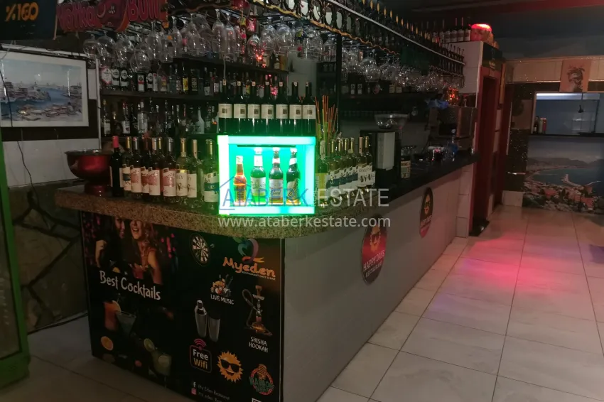 Ready-made Business with Guaranteed Income. Cafe in Alanya City Center, Damlataş District 19 