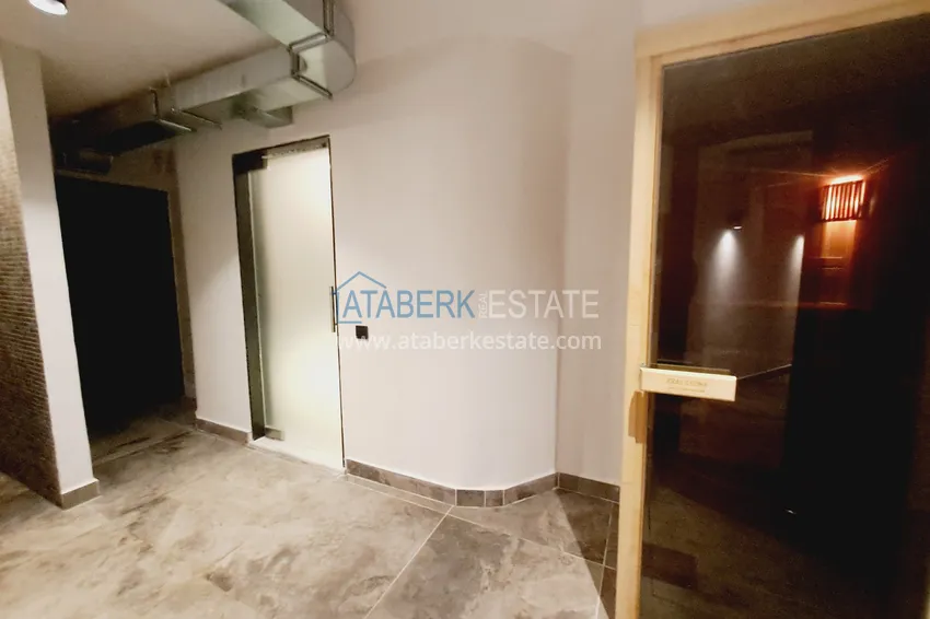 Two-bedroom apartment with new furniture with sea and mountain views - Alanya center, Cleopatra beach area  13 