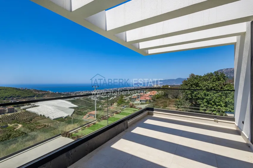 Purchase Exclusive project of a private villa in high-tech style in the Kargicak area 14