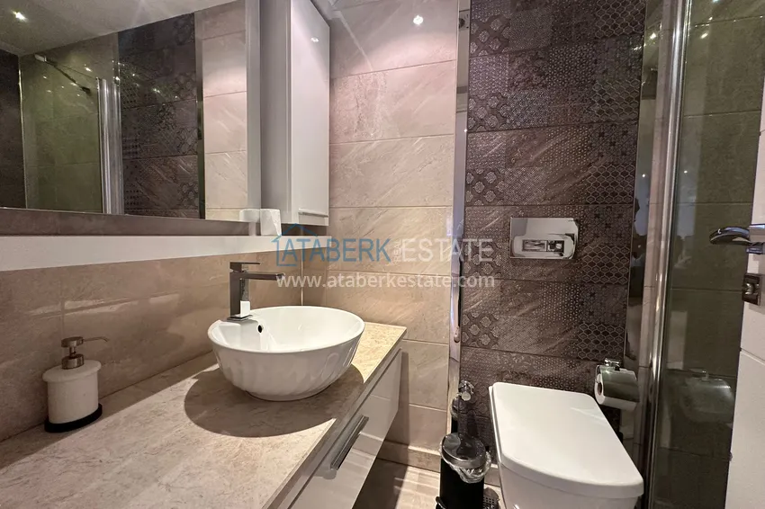 Purchase Furnished duplex penthouse in the center of Alanya - Cleopatra beach area 14 