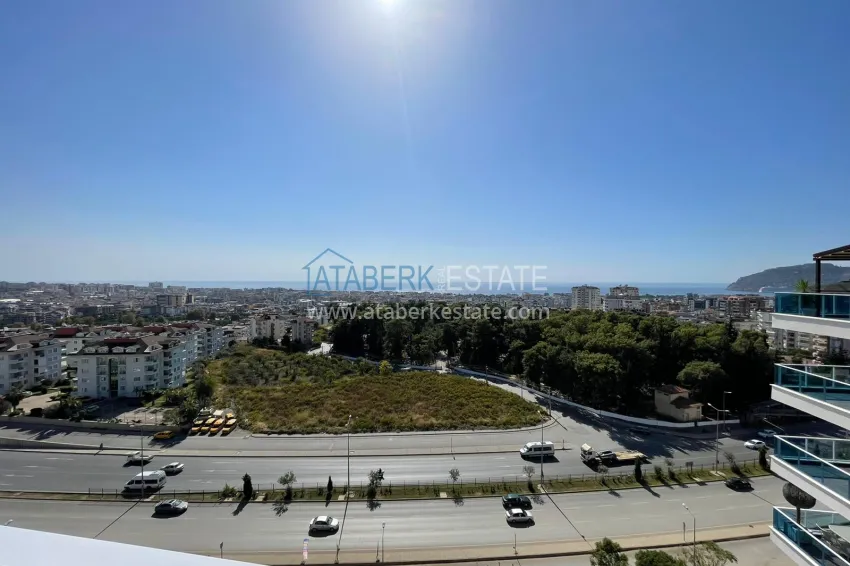 Purchase Luxury duplex with furniture, swimming pool and panoramic views in Cikcilli, Alanya 15