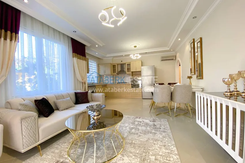 Purchase  A three-room apartment with new furniture in Tosmur, Alanya is an ideal choice for living and relaxing! 14 