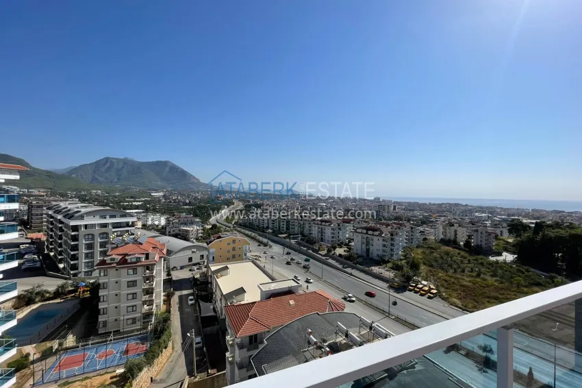 Purchase Luxury duplex with furniture, swimming pool and panoramic views in Cikcilli, Alanya 17