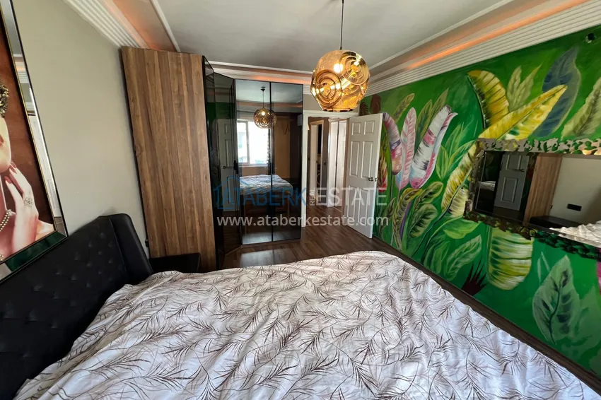 Purchase Furnished 3+1 apartment with open sea views, suitable for residence permit and citizenship - Tosmur, Alanya 17 