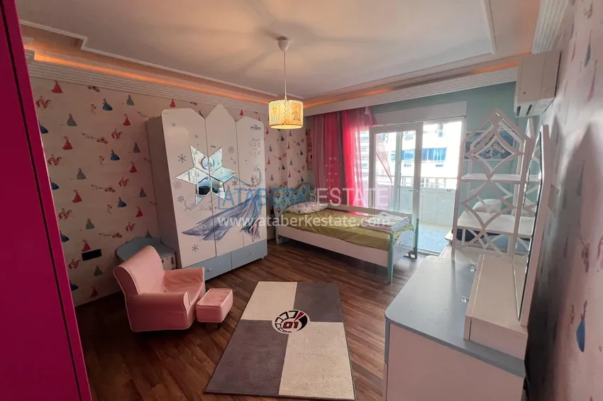 Purchase Furnished 3+1 apartment with open sea views, suitable for residence permit and citizenship - Tosmur, Alanya 18 