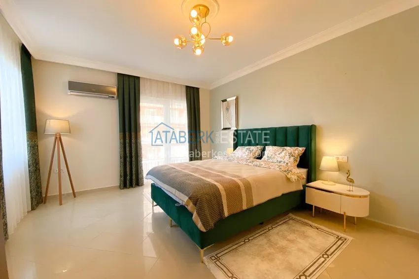 Purchase  A three-room apartment with new furniture in Tosmur, Alanya is an ideal choice for living and relaxing! 17 