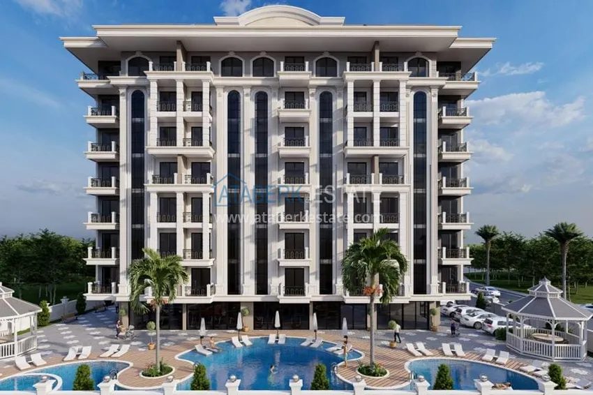 Apartments in the Avsallar district from the owner with installments  1 