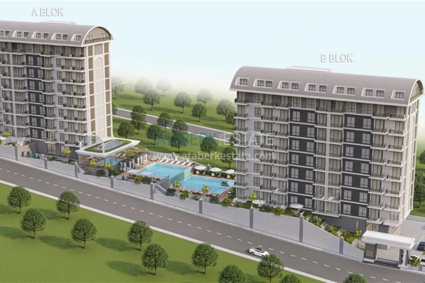 Apartments from an investor, in a complex at the final stage of construction, Payallar district — Alanya 1