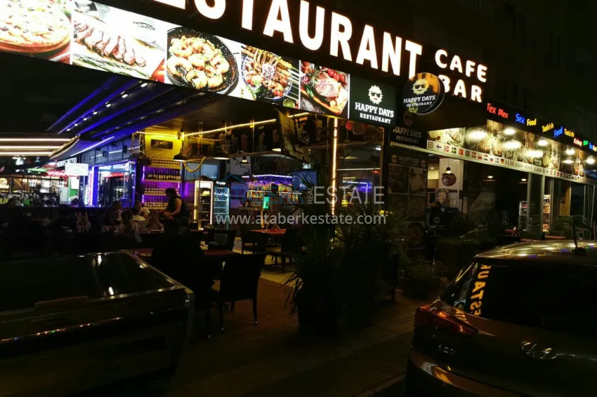Ready-made Business with Guaranteed Income. Cafe in Alanya City Center, Damlataş District 1 