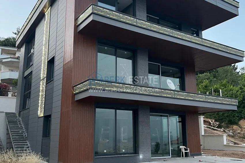 Stylish project at the final stage of construction in Alanya, Kestel district 3 