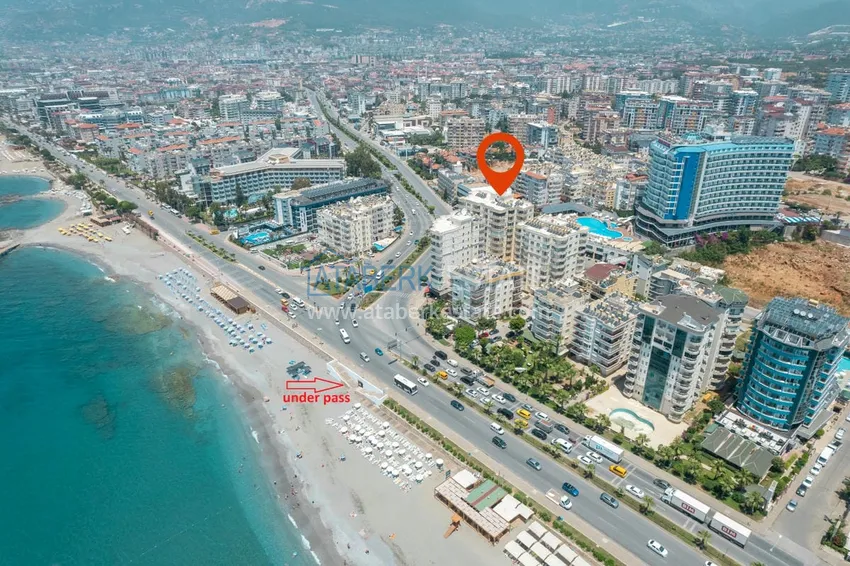 Two-bedroom apartment on the beachfront - Tosmur district, Alanya 1 