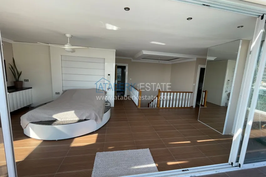 Purchase Luxury duplex with furniture, swimming pool and panoramic views in Cikcilli, Alanya 24