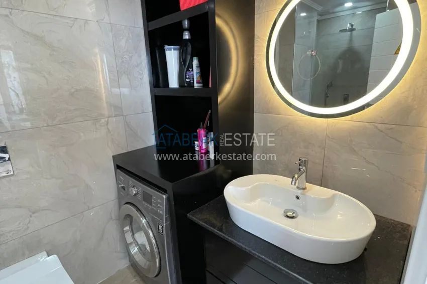 Purchase Luxury duplex with furniture, swimming pool and panoramic views in Cikcilli, Alanya 30