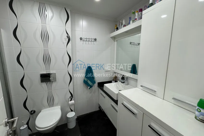 Purchase 4+1 penthouse duplex with furniture and a glazed balcony, Oba district — Alanya 33 