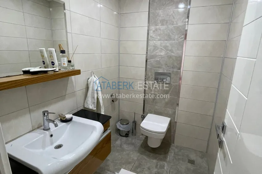 Purchase Luxury duplex with furniture, swimming pool and panoramic views in Cikcilli, Alanya 34