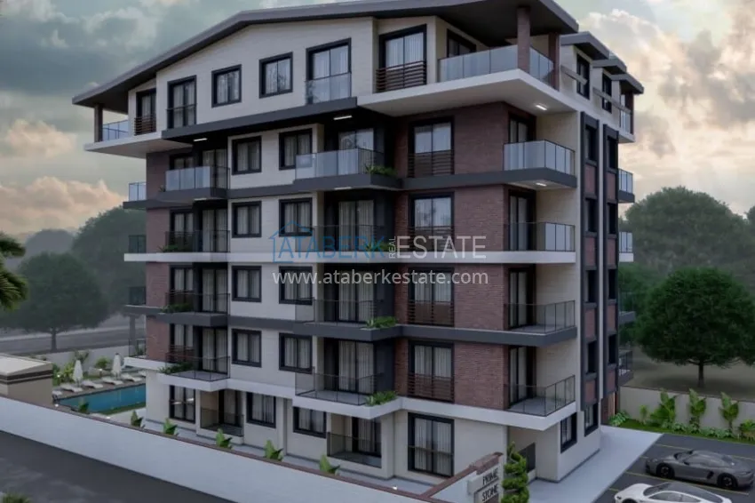 Investor apartment in Gazipasa in a complex under construction 2 