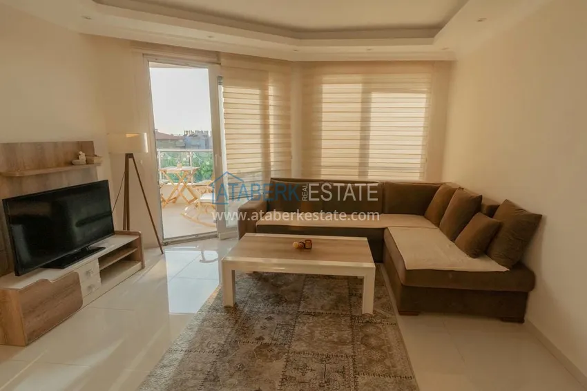 Purchase One bedroom apartment with furniture and sea views. Cleopatra beach area, Alanya city center. 2 