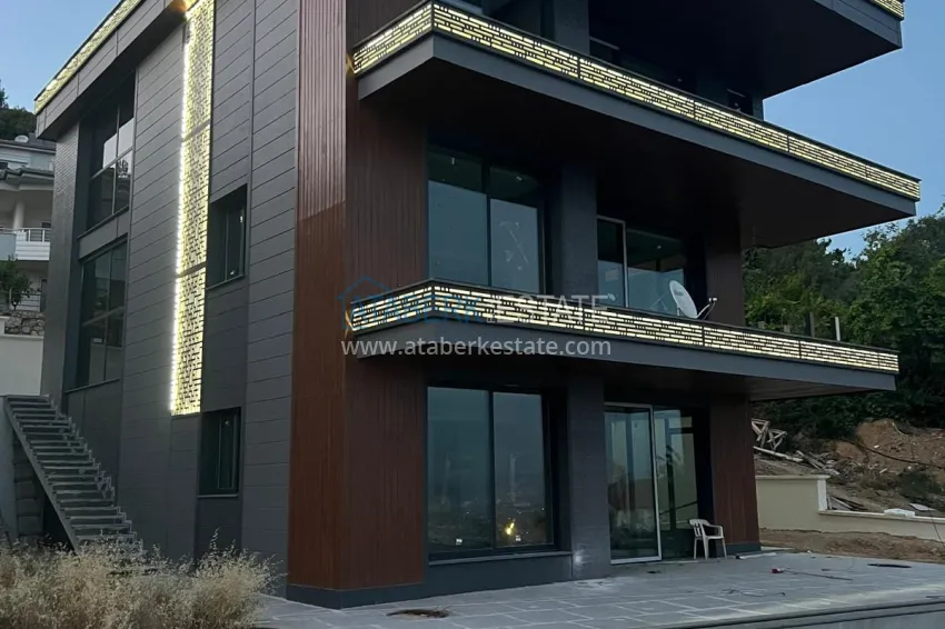 Stylish project at the final stage of construction in Alanya, Kestel district 4 