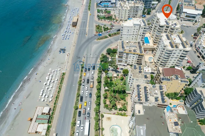 Two-bedroom apartment on the beachfront - Tosmur district, Alanya 2 