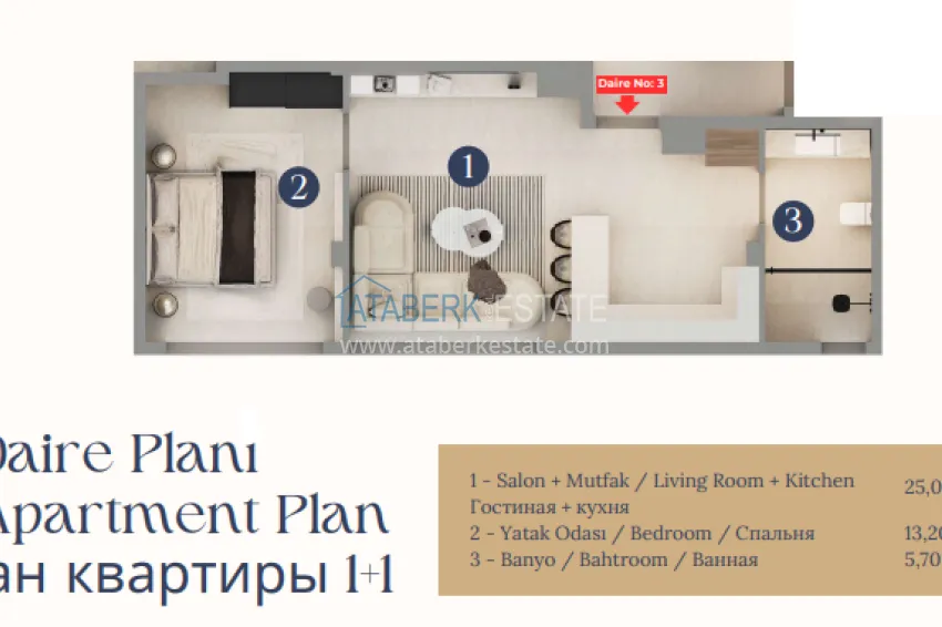 Buy cheap Sales start! Pencil project — chamber complex in Fener, Antalya 2 