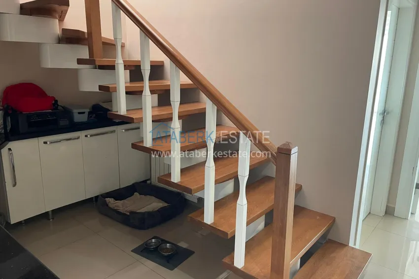 Purchase Luxury duplex with furniture, swimming pool and panoramic views in Cikcilli, Alanya 40