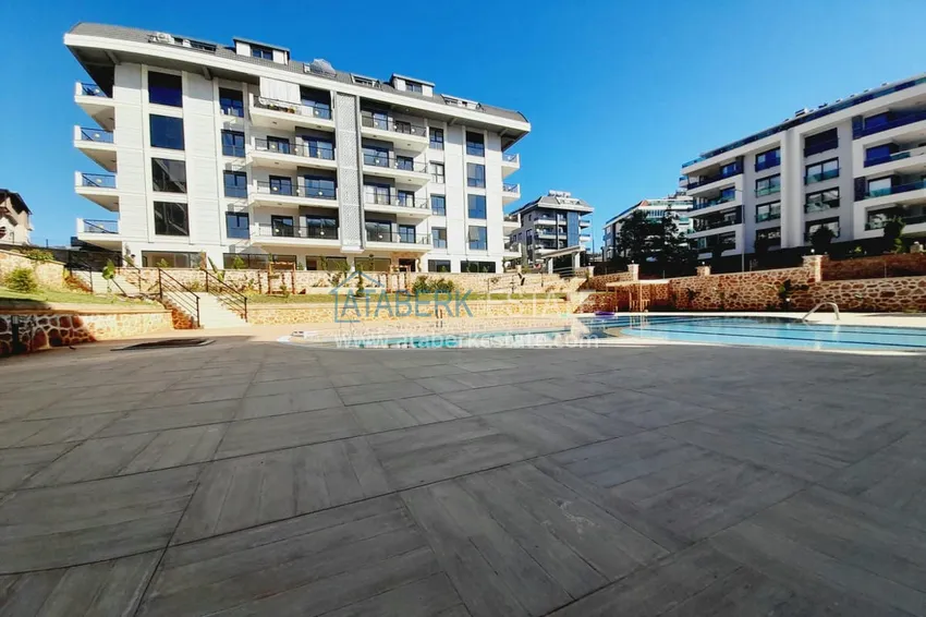 Finished three-room apartment in a new building - Alanya, Oba district 3 