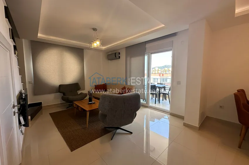 Purchase Furnished duplex penthouse in the center of Alanya - Cleopatra beach area 3 