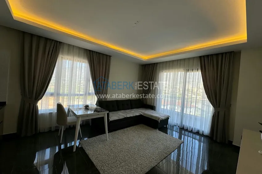 Purchase Apartment 1+1 with furniture and mountain views. New buildings in Alanya, district Mahmutlar 3 