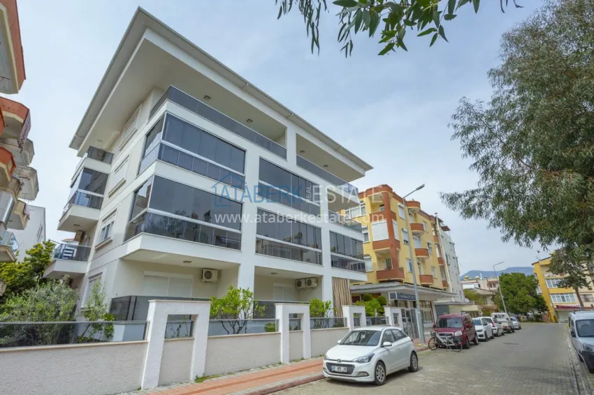 4+1 penthouse duplex with furniture and a glazed balcony, Oba district — Alanya 7 