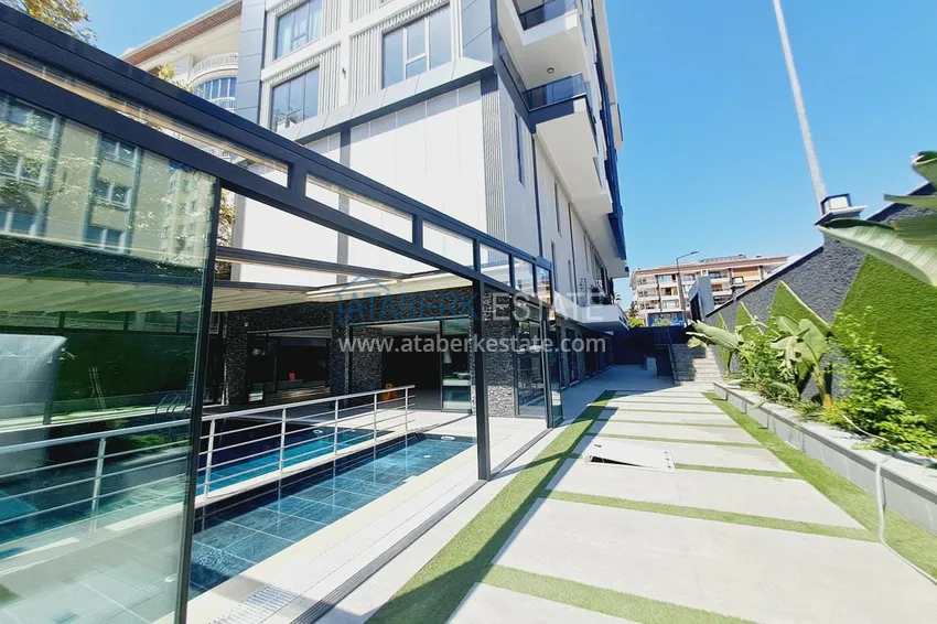 Furnished one-bedroom apartment for rent in the center of Oba district, Alanya No. 8 4 