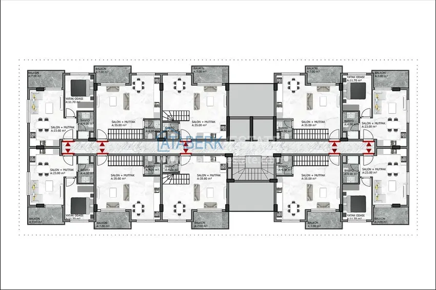 Buy cheap Property from a developer in Alanya - a modern boutique complex in Oba 7 