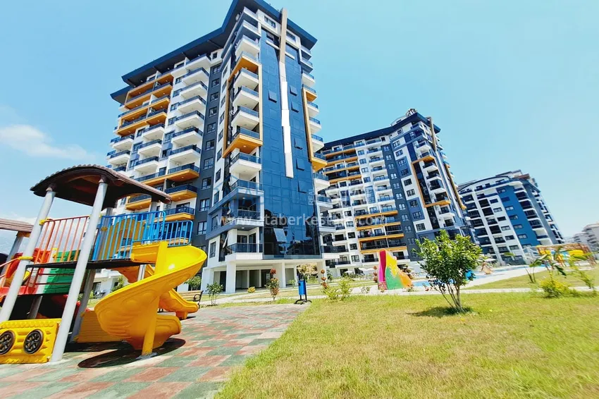 Apartment 1+1 with furniture and mountain views. New buildings in Alanya, district Mahmutlar 4 