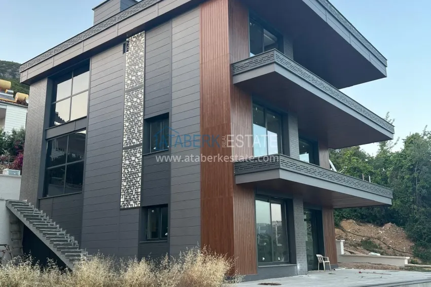 Stylish project at the final stage of construction in Alanya, Kestel district 6 