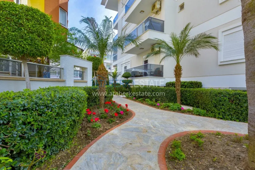 4+1 penthouse duplex with furniture and a glazed balcony, Oba district — Alanya 9 