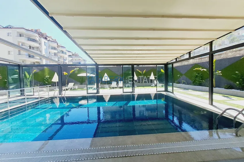 Furnished one-bedroom apartment for rent in the center of Oba district, Alanya No. 8 5 