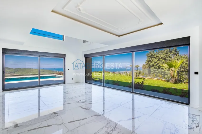 Purchase Exclusive project of a private villa in high-tech style in the Kargicak area 5