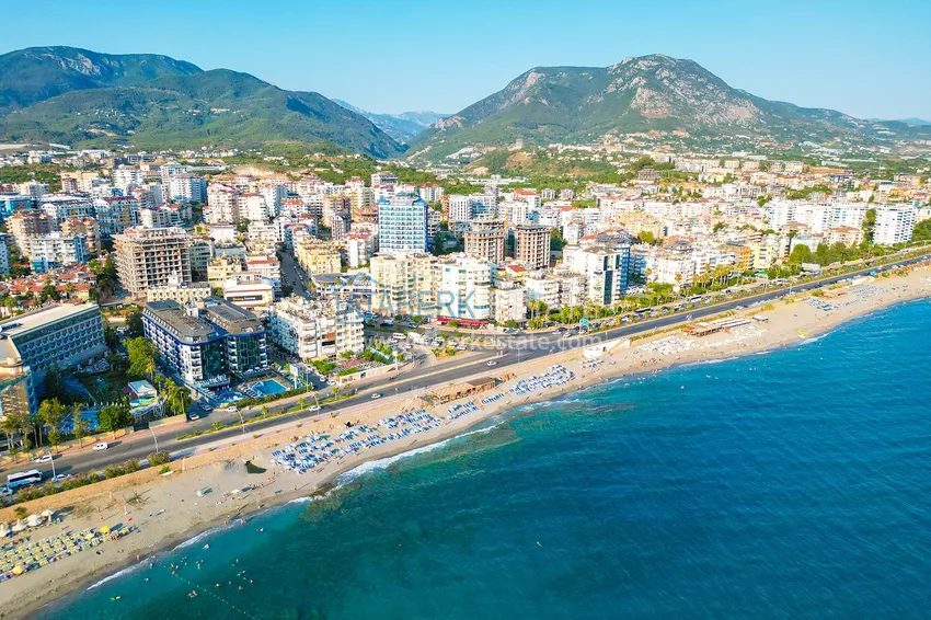 Two-bedroom apartment on the beachfront - Tosmur district, Alanya 7 