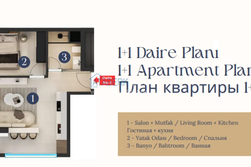 Buy cheap Sales start! Pencil project — chamber complex in Fener, Antalya 4 