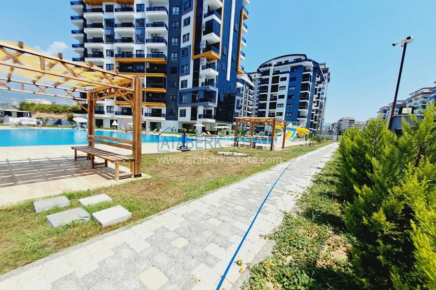 Apartment 1+1 with furniture and mountain views. New buildings in Alanya, district Mahmutlar 5 
