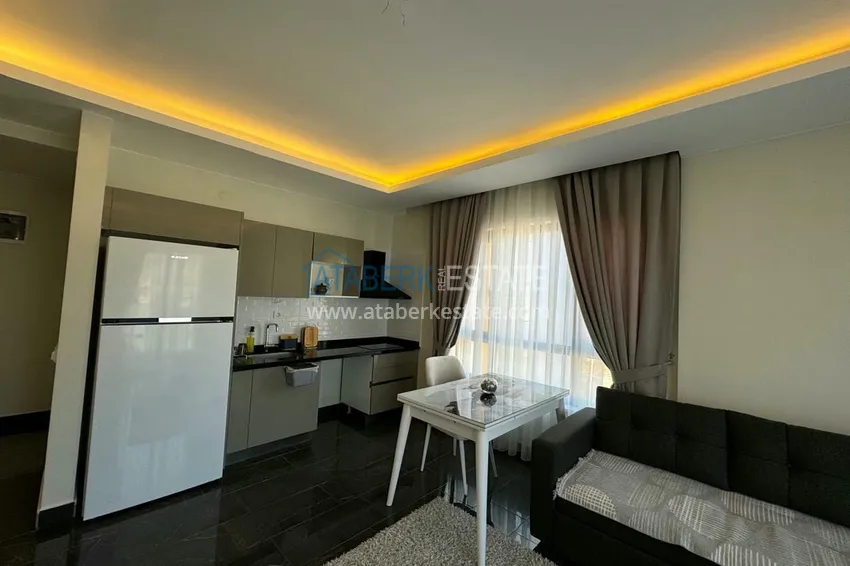 Purchase Apartment 1+1 with furniture and mountain views. New buildings in Alanya, district Mahmutlar 5 