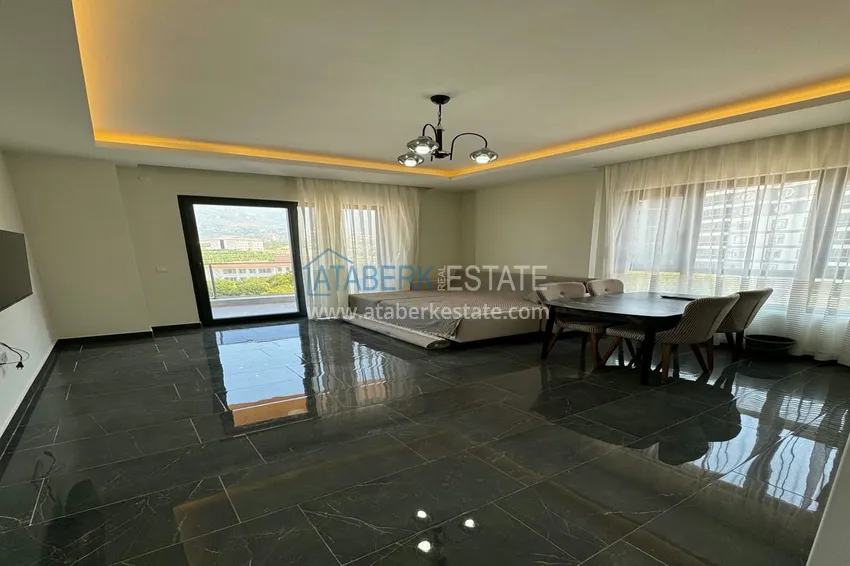 Purchase  1+1 apartment with new furniture mountain views in a modern complex - Mahmutlar district, Alanya 6 