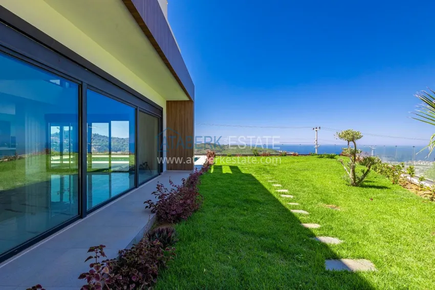 Exclusive project of a private villa in high-tech style in the Kargicak area 6